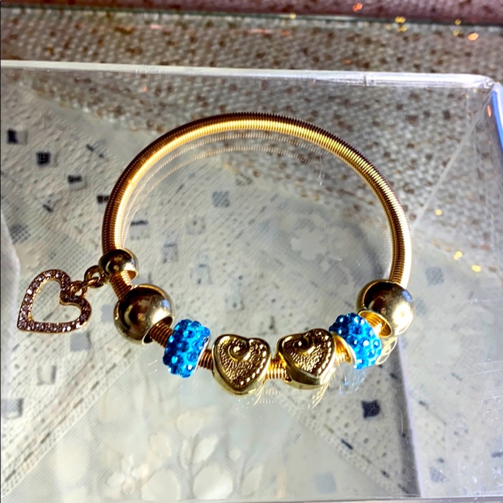 Gold Stretch Bracelet